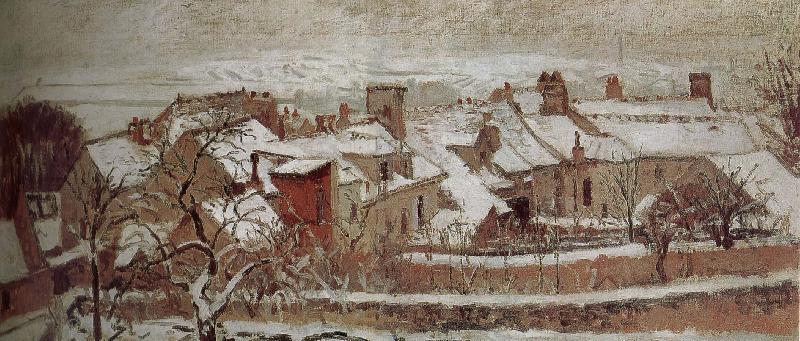 Camille Pissarro Winter oil painting picture